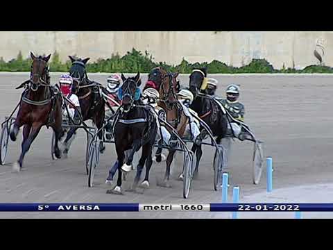 Aversa trotto 22 Gennaio 2022 - 5° Corsa