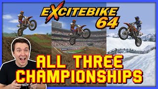 Excitebike 64 All Three Championships