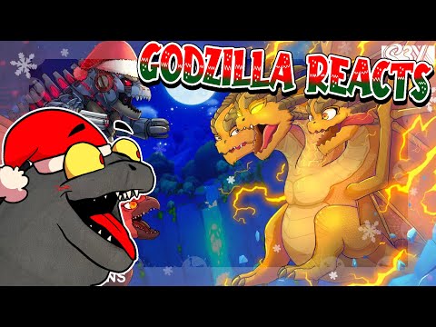 Godzilla Reacts To Baby King Ghidorah, Mecha Godzilla vs. Rodan – Animation 8