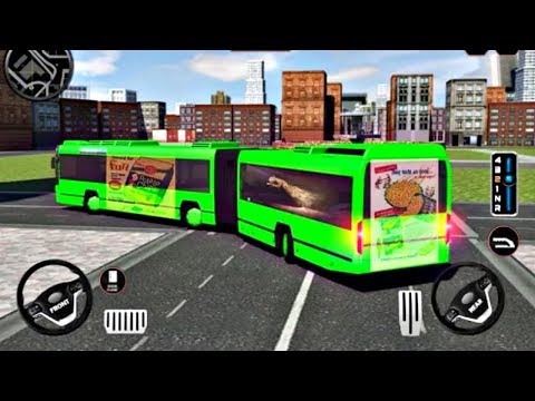 Articulated Metro Bus Simulator 2018 - Dual Steering Wheel Bus | Android GamePlay FHD