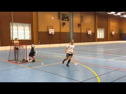 Nyborg Supergirls - Straffeslagkonkurranse mot Jemtland Innebandy