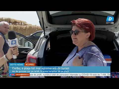 Corbu, o plajă tot mai aglomerată de turiști