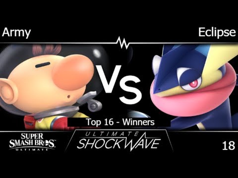 USW 18 - VLR | Army (Olimar) vs Eclipse (Greninja) Top 16 - Winners - SSBU