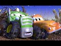 tom the tow truck ben the tractor damaged his engine cars construction cartoon for children