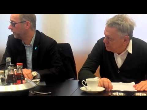 Pressekonferenz mit Michael Townsend & Johan Simons & (neuer Intendant am Schauspielhaus Bochum)