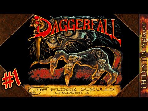 The Elder Scrolls II: Daggerfall Playthrough Part 1 [July 9, 2018]