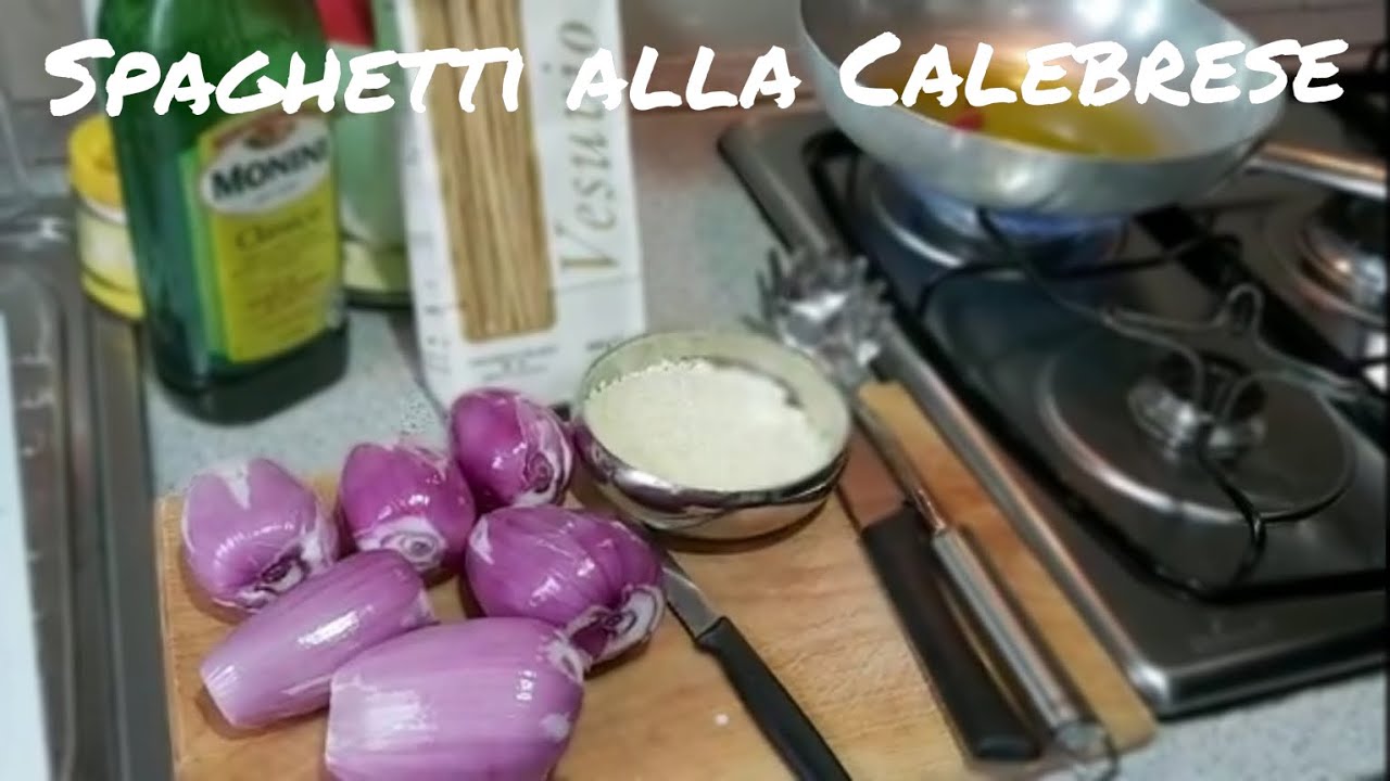 Watch Now Spaghetti alla Calabrese risottati e cremosi - cipolla di Tropea e pecorino! Spaghetti alla Calabrese risottati e cremosi - cipolla di Tropea e pecorino!