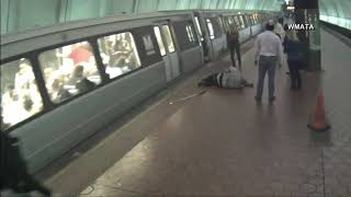 NBC: Blind man falls on subway tracks