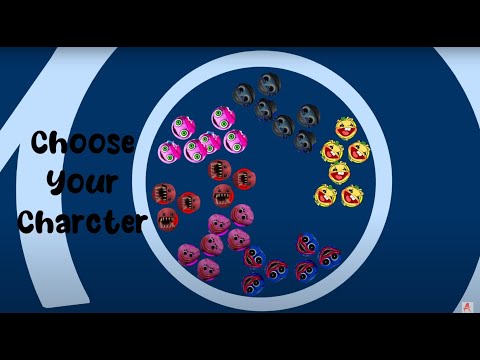 Escape The Zombies But Its Poppy Playtime | Marble Race | Algodoo