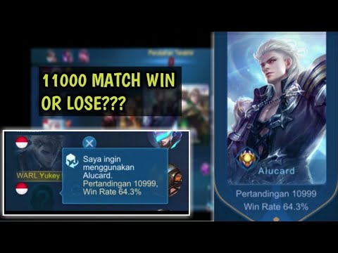 DETIK DETIK ALUCARD GW 11.000 MATCH !!! SOLO RANK GAMEPLAY!!!