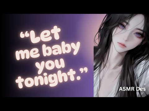 ASMR Babying You to Sleep 💖 Smothered in Kisses & Cuddles | F4M Girlfriend Sleep Aid Roleplay