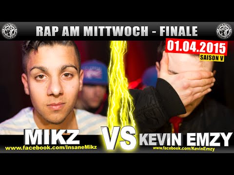 RAP AM MITTWOCH BERLIN: Mikz vs Kevin Emzy 01.04.15 BattleMania Finale (4/4) GERMAN BATTLE