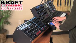 Video thumbnail for Kraft Music - Moog Minimoog Voyager Rack Mount Edition Demo with Jake Widgeon by Kraft Music