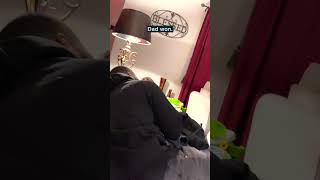 Doting dad's wild reaction to baby's first word | Humankind #Shorts