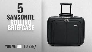 Top 10 Samsonite Rolling Briefcase [2018]: Samsonite 11021 Business One Mobile Office (Black)