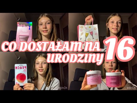 CO DOSTAŁAM NA MOJE 16 URODZINY