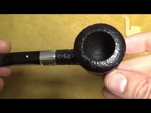 Pipa Dunhill Shell Briar gruppo 4 - (4) con vera in argento 10mm lavorata (2024) - DHSH296