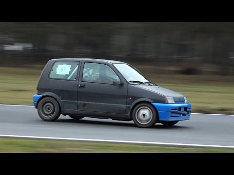 Szymon Hamelka, Fiat Cinquecento - VI SuperOES Tor Poznań - 10.12.2022