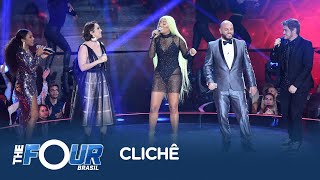 Ludmilla divide o palco com os finalistas do The Four Brasil para cantar sua nova música Clichê