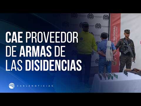 Capturan a alias 'El Viejo' señalado de proveer armas a las disidencias en el sur del país