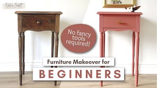 Furniture Makeover For Beginners | You can do this!
