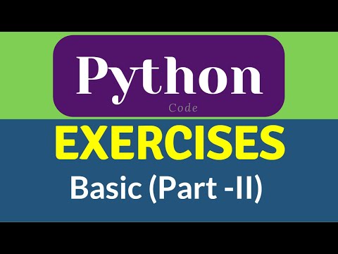 Python Basic Part Ii Exercises With Solution Leaning Python Programming Shorts Ytshorts
