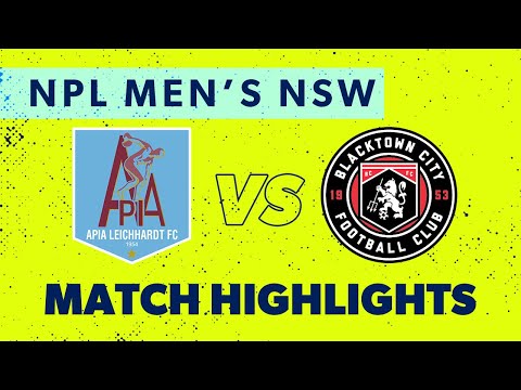 NPL Men's NSW Round 19 Highlights – APIA Leichhardt FC v Blacktown City