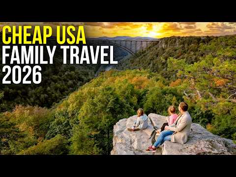 10 BEST USA Family Vacation Destinations for BUDGET TRAVEL in 2026