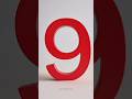 3D Red Countdown 9 To 0 With Voice Epic Timer Countdown Timer Shorts