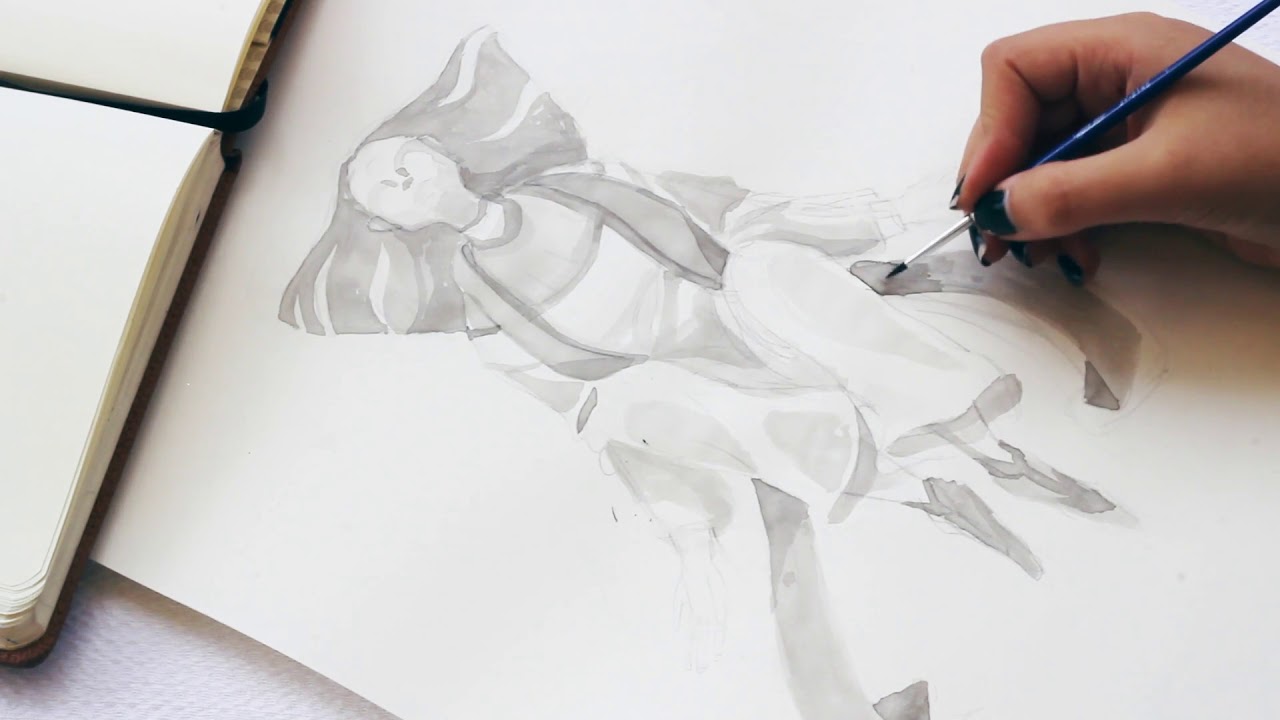 Inktober 2017 // The Hierophant