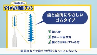 やわらか歯間ブラシWEB「製品特徴」篇（1YB-0045）