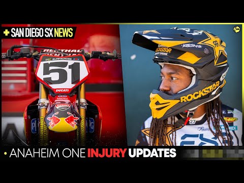 Who's Racing San Diego SX? • Injury Updates - Justin Barcia, Malcolm Stewart & More