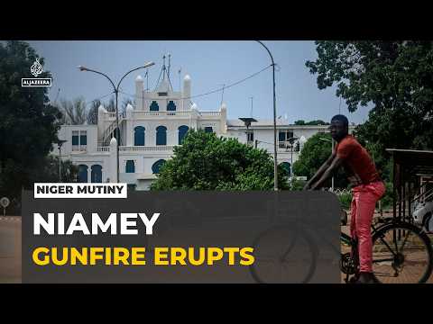 Gunfire and explosions rock Niger capital during overnight military mutiny