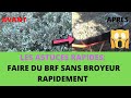 Permaculture: BRF sans broyeur et rapide ( bois raméal fragmenté)