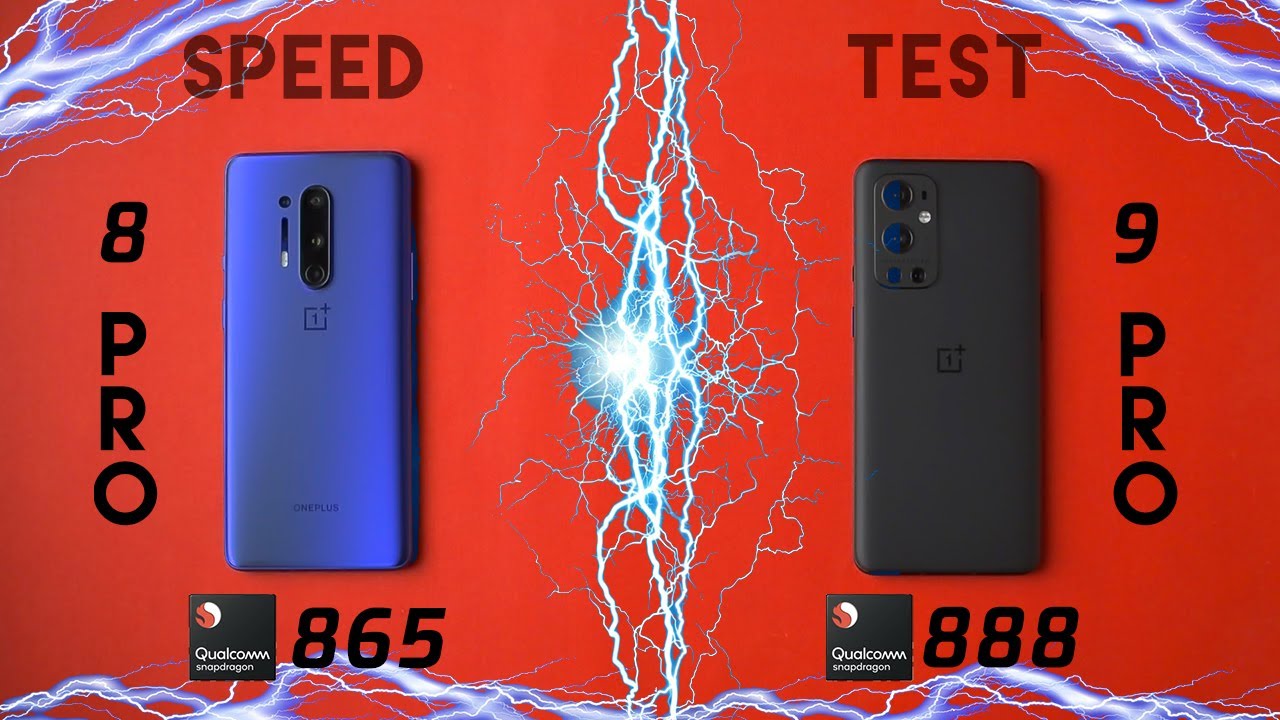 Speed Test⚡⚡OnePlus 9 Pro vs OnePlus 8 Pro || Snapdragon 888 V/S Snapdragon 865 || How fast is fast?