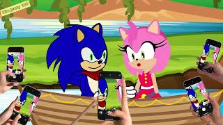 Sonic x Amy Animation Kisses2025 - Top 6 Scenes Mario x peach Funny Love