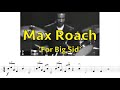For Big Sid (drum transcription)