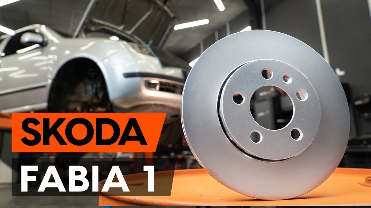 Byta bromsskivor fram på Skoda Fabia 6Y5 – utbytesguide