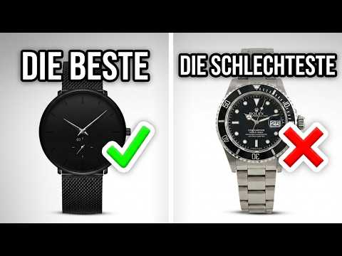 7 Uhren, die Männer über 40 NICHT mehr tragen sollten!