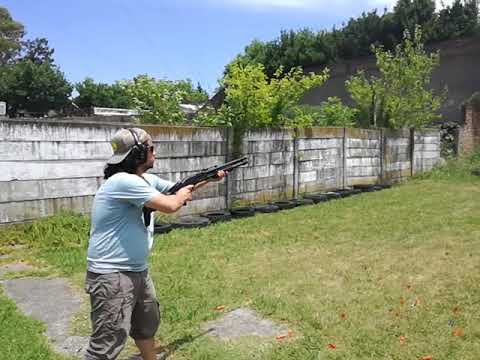 Escopeta Akkar stopping power calibre 1270 12 gauge shotgun