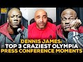 Dennis James Picks The Top 3 Olympia Press Conference Moments