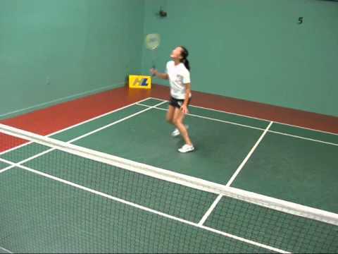 How to play Half Court Badminton 3