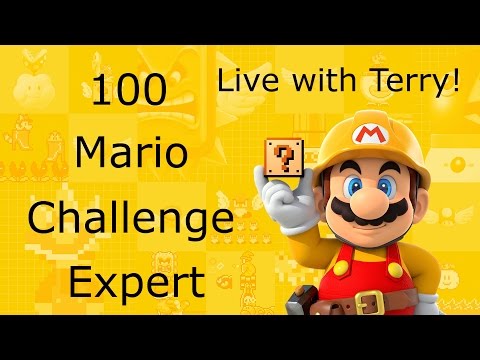 Super Mario Maker 100 Mario Challenge Super Expert Skipless, Current streak is 5