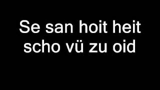 Wolfgang Ambros - De oidn Leit (Lyrics)