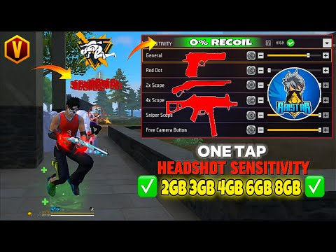Free Fire Max Auto Headshot Trick 2025 Sensitivity ⚙️ 2gb, 3gb, 4gb Ram Headshot Sensitivity Setting