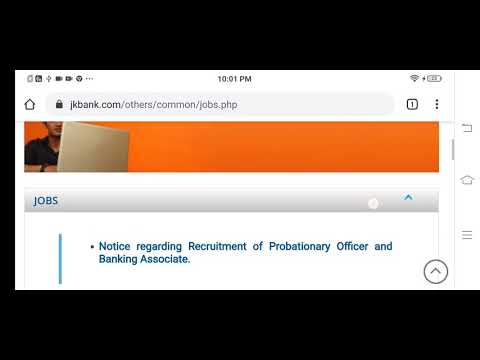 JKBANK FRESH RECRUITMENT FOR PO AND CLERK OUT | PO -350 POSTS AND CLERK-1500 POSTS 9419145317