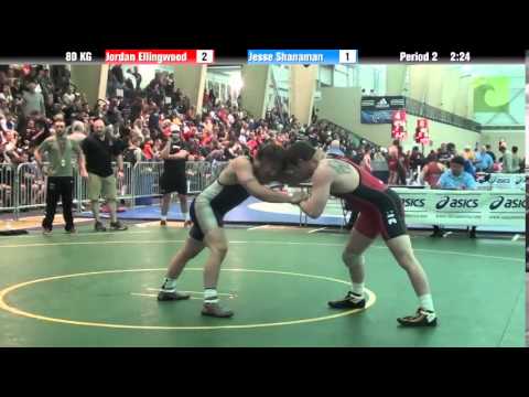 Men`s Freestyle 80 KG Jordan Ellingwood vs. Jesse Shanaman