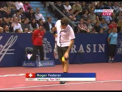 R Federer   D Nalbandian Bazel 2008 Final