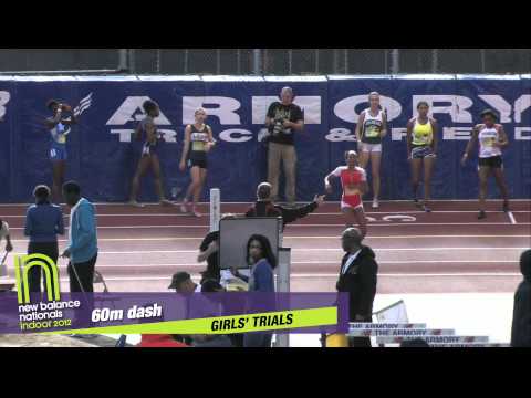 Girls 60m Heat 8 - New Balance Indoor Nationals 2012