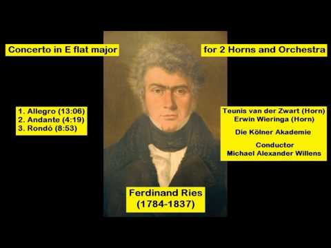 Ferdinand Ries (1784-1837) - Concerto for 2 Horns and Orchestra in E flat major WoO 19